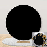 Lofaris Custom Circle Birthday Party Pure Solid Color Photo Backdrop